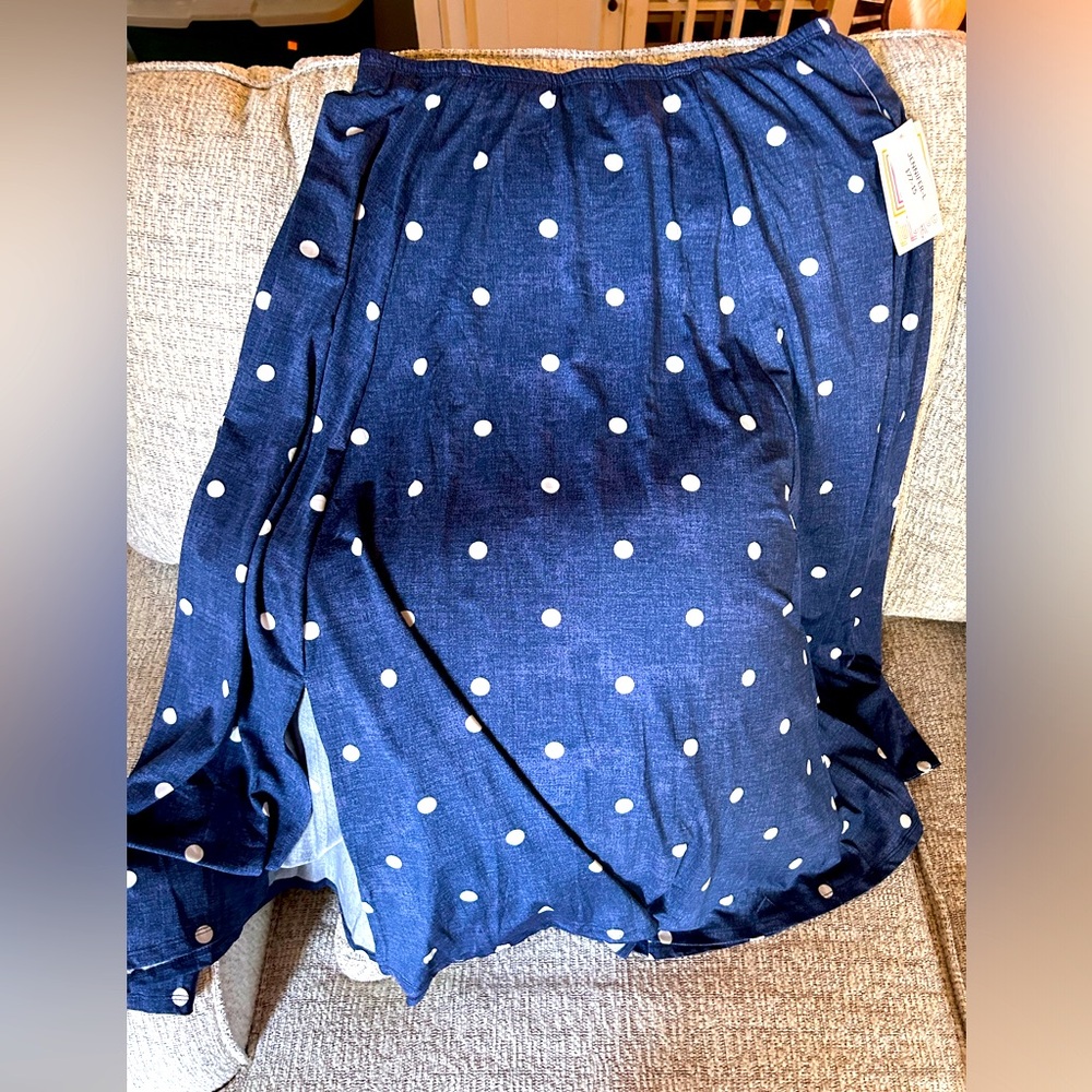 LuLaRoe Jennifer Skirt with side slit L